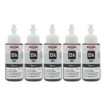 Ekoset L455 L486 Muadil Siyah 70 ml 5'li Mürekkep