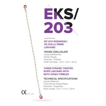 Eks EKS-203 Örme Lanyard