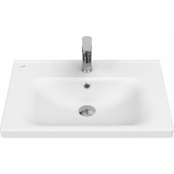 Eksen 65 cm Beyaz Etajerli Lavabo