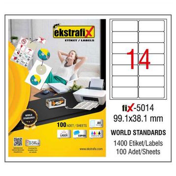 Ekstrafix Fix-5014 Lazer Etiket