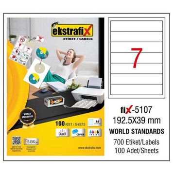 Ekstrafix Fix-5107 Lazer Etiket