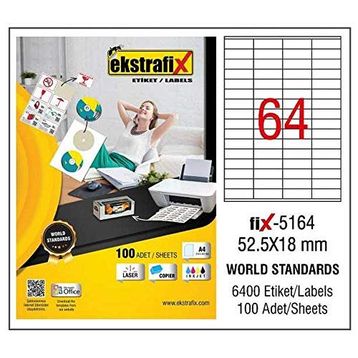 Ekstrafix Fix-5164 Lazer Etiket