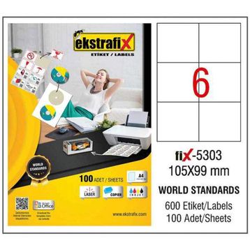Ekstrafix Fix-5303 Lazer Etiket
