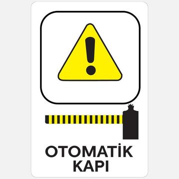 Ekstrafix YUL-433 25x35 cm Dikkat Otomatik Kapı