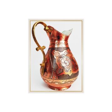 El İşlemesi Bakır Sürahi
