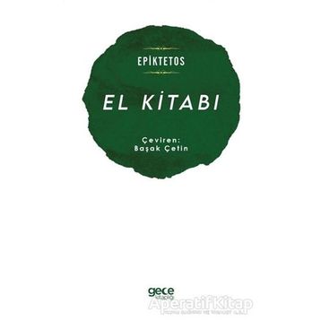 El Kitabı Epiktetos Gece Kitaplığı