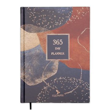 Ela's Paper 2021 365 Day Planner Terracotta Ciltli Planlama Defteri