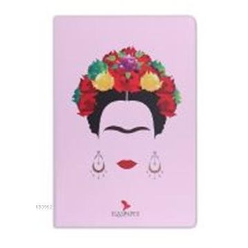 Ela's Paper Frida Portre Defter