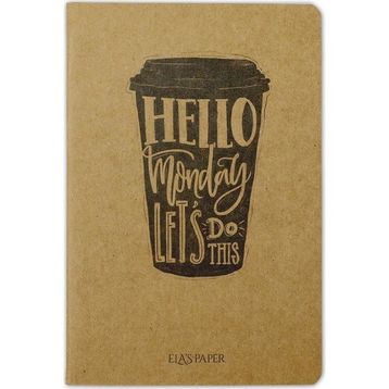 Ela's Paper Hello Monday Coffee Defter