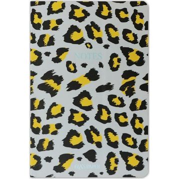 Ela's Paper Leopar Gri Defter