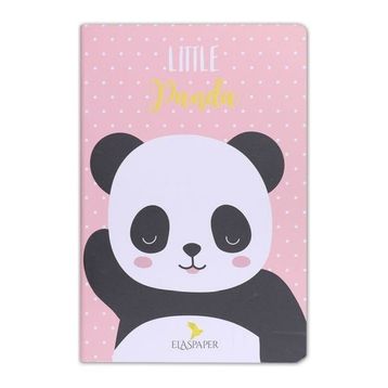 Ela's Paper Panda Little Pembe Defter