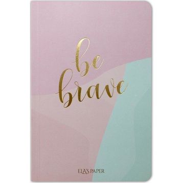 Ela's Paper Pastel Be Brave Defter