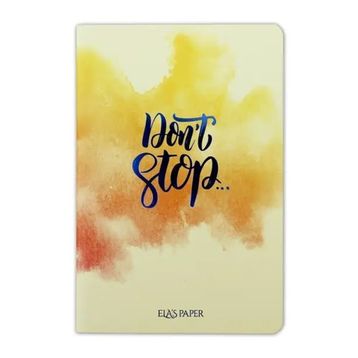 Ela's Paper Watercolor Don't Stop Defter