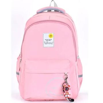 Elatae 51709 Pembe Ortopedik Çok Gözlü Unisex Okul Sırt Çantası
