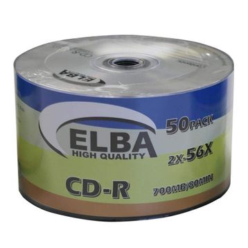 Elba 700Mb/80Min Printable Shrink 50'li CD-R Kutusu