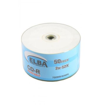 Elba 700Mb/80Min Printable Shrink 50'li CD-R Kutusu