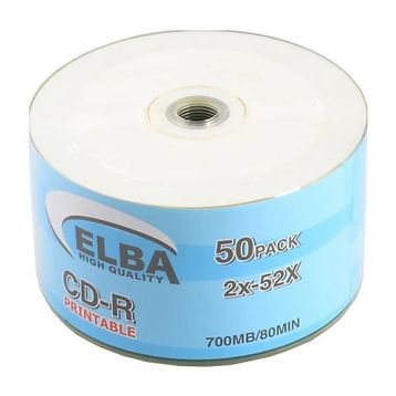 Elba 700Mb/80Min Printable Shrink 50'li CD-R Kutusu