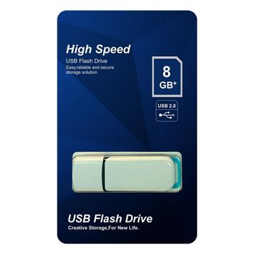 Elba 8 Gb Plastik Beyaz-Mavi 2.0 Usb Flash Bellek