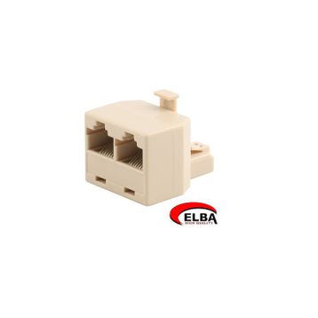 ELBA 8P8C JACK- 2X8P8C JACK 2Lİ RJ45 ÇOKLA JK8464