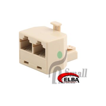 ELBA 8P8C JACK- 2X8P8C JACK 2Lİ RJ45 ÇOKLA JK8464