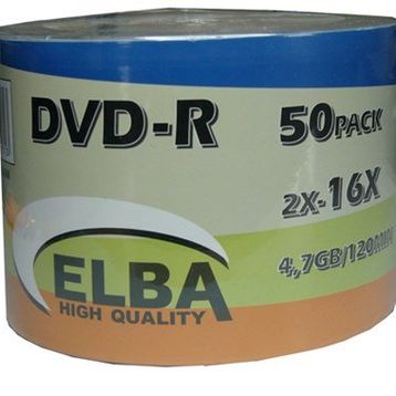Elba DVD-R 4.7 GB 120 MİN 16X 50 Lİ Paket