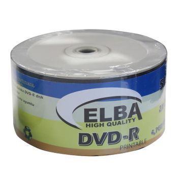 Elba Dvd-R 4,7gb-120min 50'li 16X Prıntable Dvd-R Shrink