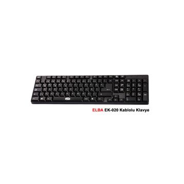 Elba EK-020 F Usb Türkçe Kablolu Siyah Klavye