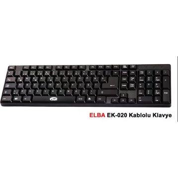 Elba EK-020 F Usb Türkçe Kablolu Siyah Klavye
