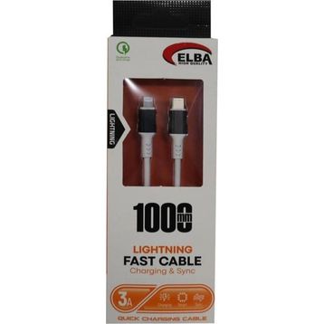 Elba Elb-39 L20 Iphone To Type-C 1Mt Beyaz Şarj Kablosu