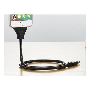 Elba-MK66S Siyah Metal Telefon Tutucu Kablo