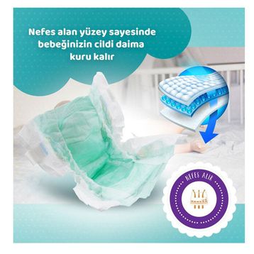 Elbebek Elite No:4 Maxi 128 Adet Bebek Bezi