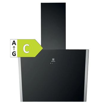 Electrolux EFV60657OK Siyah Cam Davlumbaz