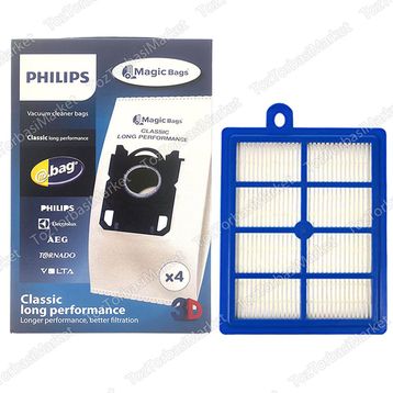 Electrolux ZPF Parkett Toz Torbası ve Hepa Filtre Seti