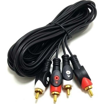Electroon 5 m Gold Altın Uçlu 2RCA 2RCA Kablo