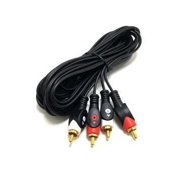 Electroon 5 m Gold Altın Uçlu 2RCA 2RCA Kablo