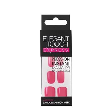 Elegant Touch Express Polished Bright Coral Takma Tırnak