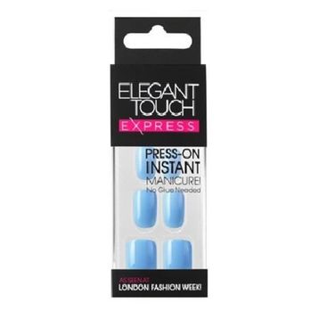 Elegant Touch Express Polished Pastel Blue Takma Tırnak