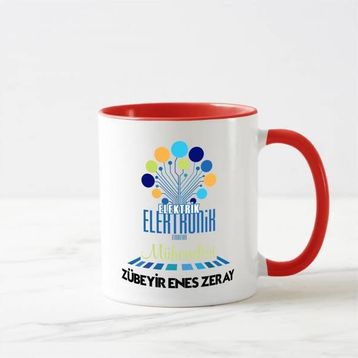 Elektrik Elektronik Mühendisi Kırmızı Kupa Bardak
