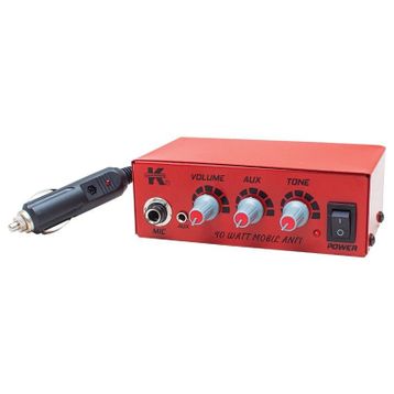Elektromer 12 Volt 40 Watt Mini Metal Kasa Pazarcı Anfisi