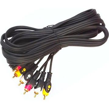 Elektromer 3 RCA 3 RCA 20 Metre Kablo