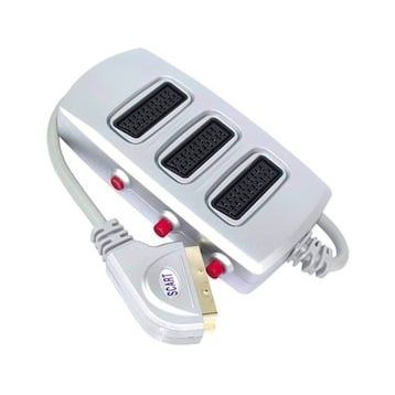 Elektromer 3'lü Silver Butonlu Scart Dağıtıcı