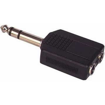 Elektromer 6.3 mm Stereo Erkek 6.3 mm Stereo Dişix2 Çevirici Jack