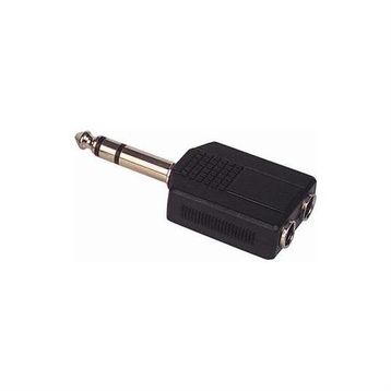 Elektromer 6.3 mm Stereo Erkek 6.3 mm Stereo Dişix2 Çevirici Jack