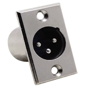 Elektromer Canon XLR 3 Pin Erkek Şase Konnektör