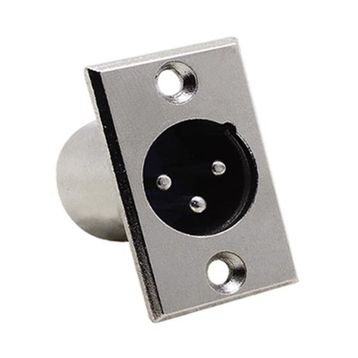 Elektromer Canon XLR 3 Pin Erkek Şase Konnektör