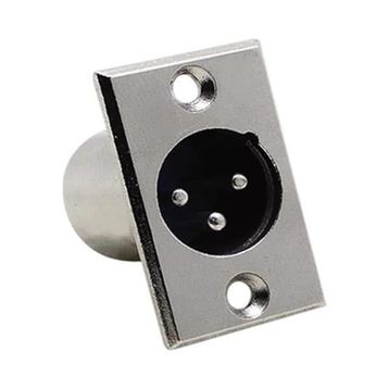 Elektromer Canon XLR 3 Pin Erkek Şase Konnektör