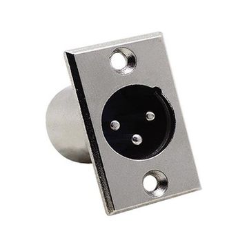Elektromer Canon XLR 3 Pin Erkek Şase Konnektör