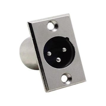 Elektromer Canon XLR 3 Pin Erkek Şase Konnektör