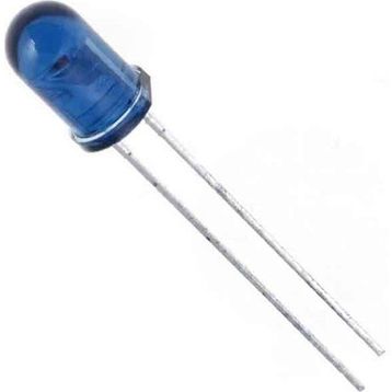 Elektromer Mavi 5 mm Mercekli Led