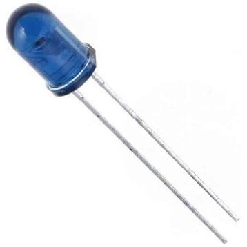 Elektromer Mavi 5 mm Mercekli Led
